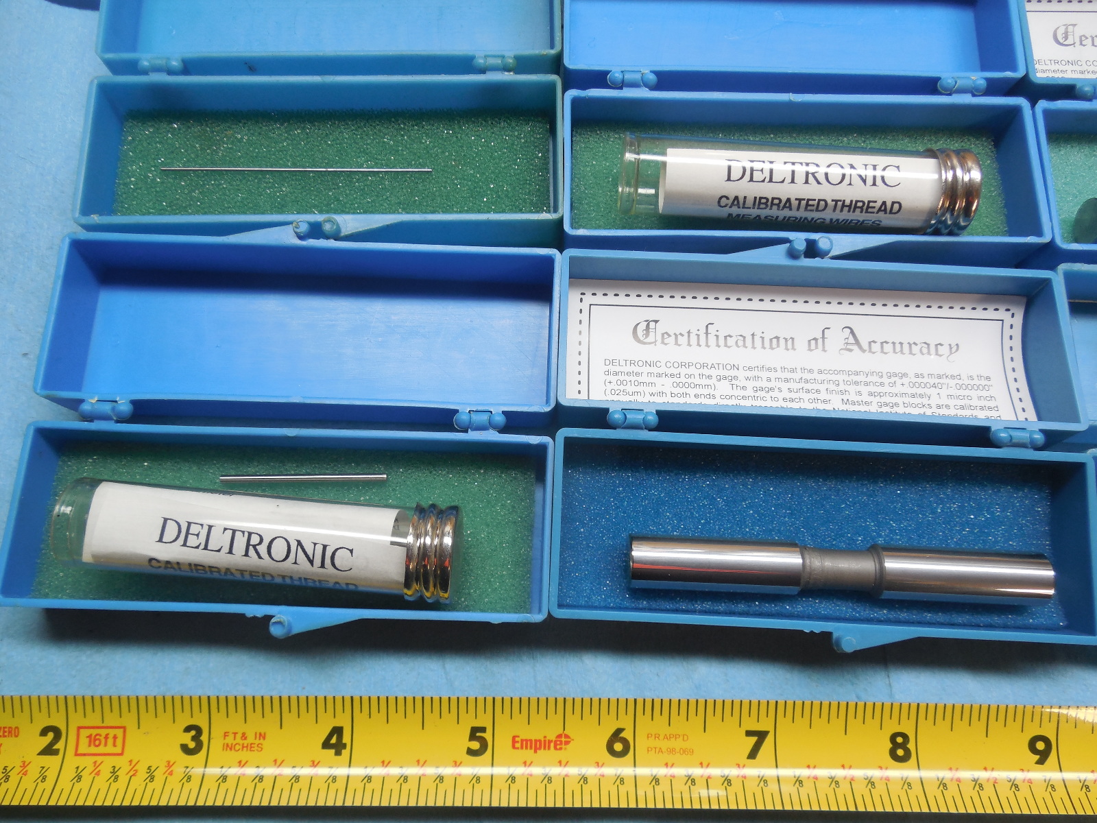 LOT OF 12 DELTRONIC PIN PLUG GAGES .2382 .2381 .2373 .2370 .3949 .3946 .3943 eBay