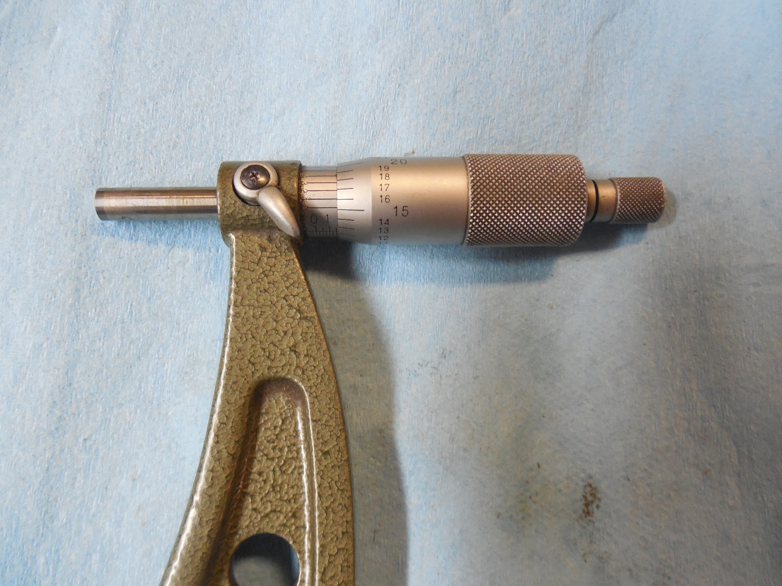 MITUTOYO 11" 12" MICROMETER .0001 GRAD CARBIDE ANVILS LOCK RATCHET