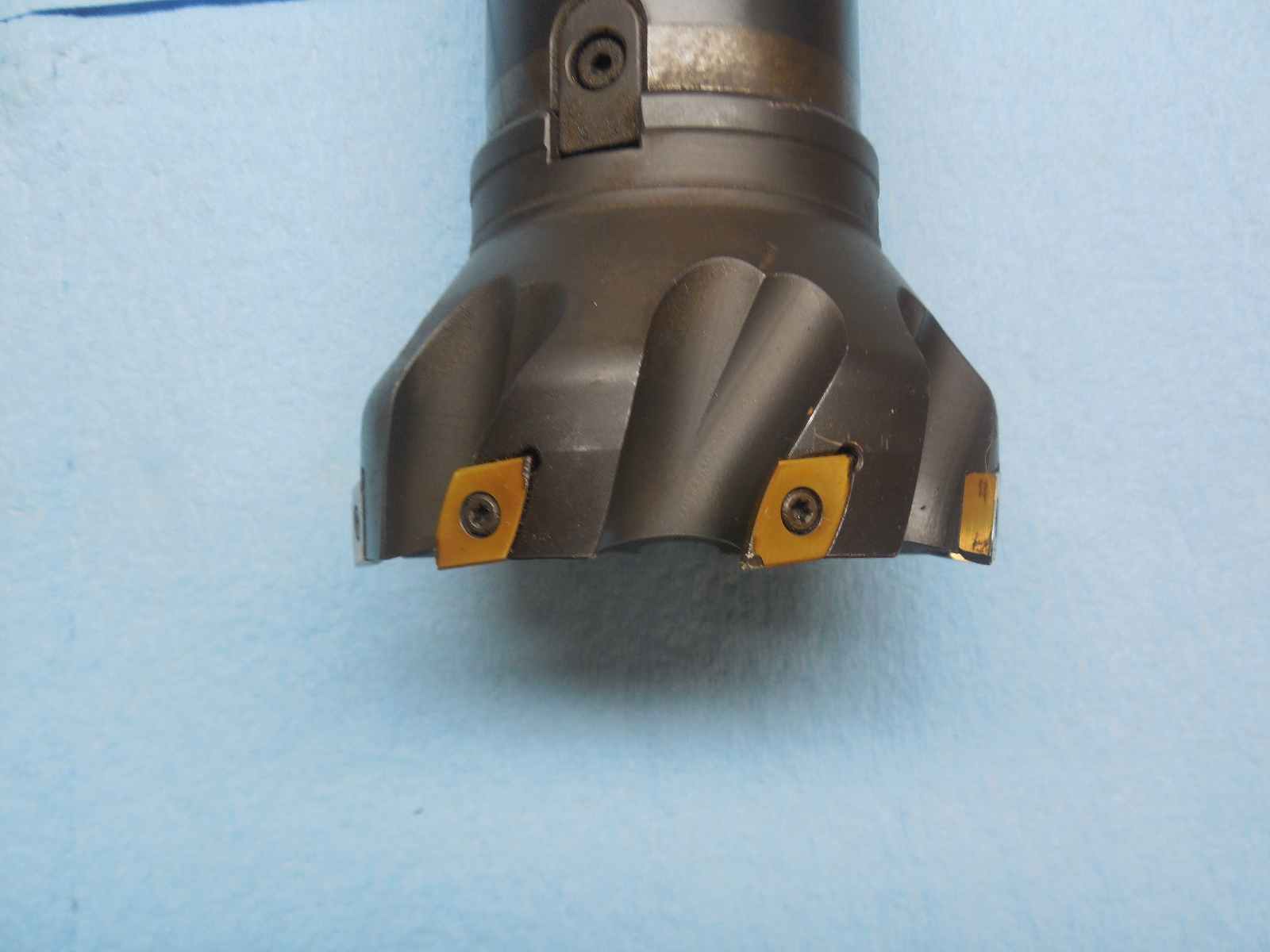 MITSUBISHI MG300R04080 FACE MILL W BT50 TOOL HOLDER & 10 MGEEW INSERTS