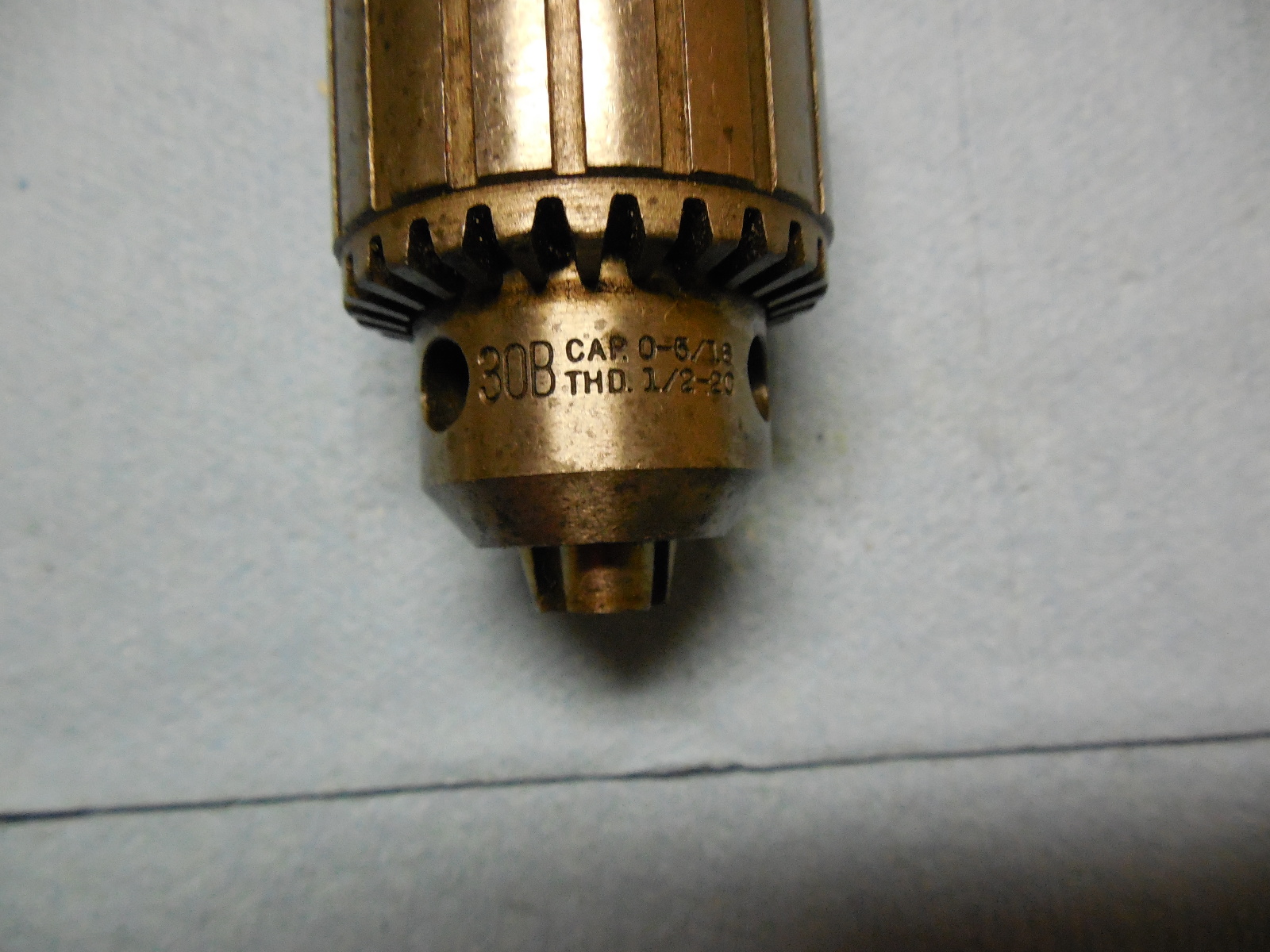 JACOBS 30B DRILL CHUCK 0 5/16" CAPACITY 1/2 20 THREADED MOUNT MADE IN