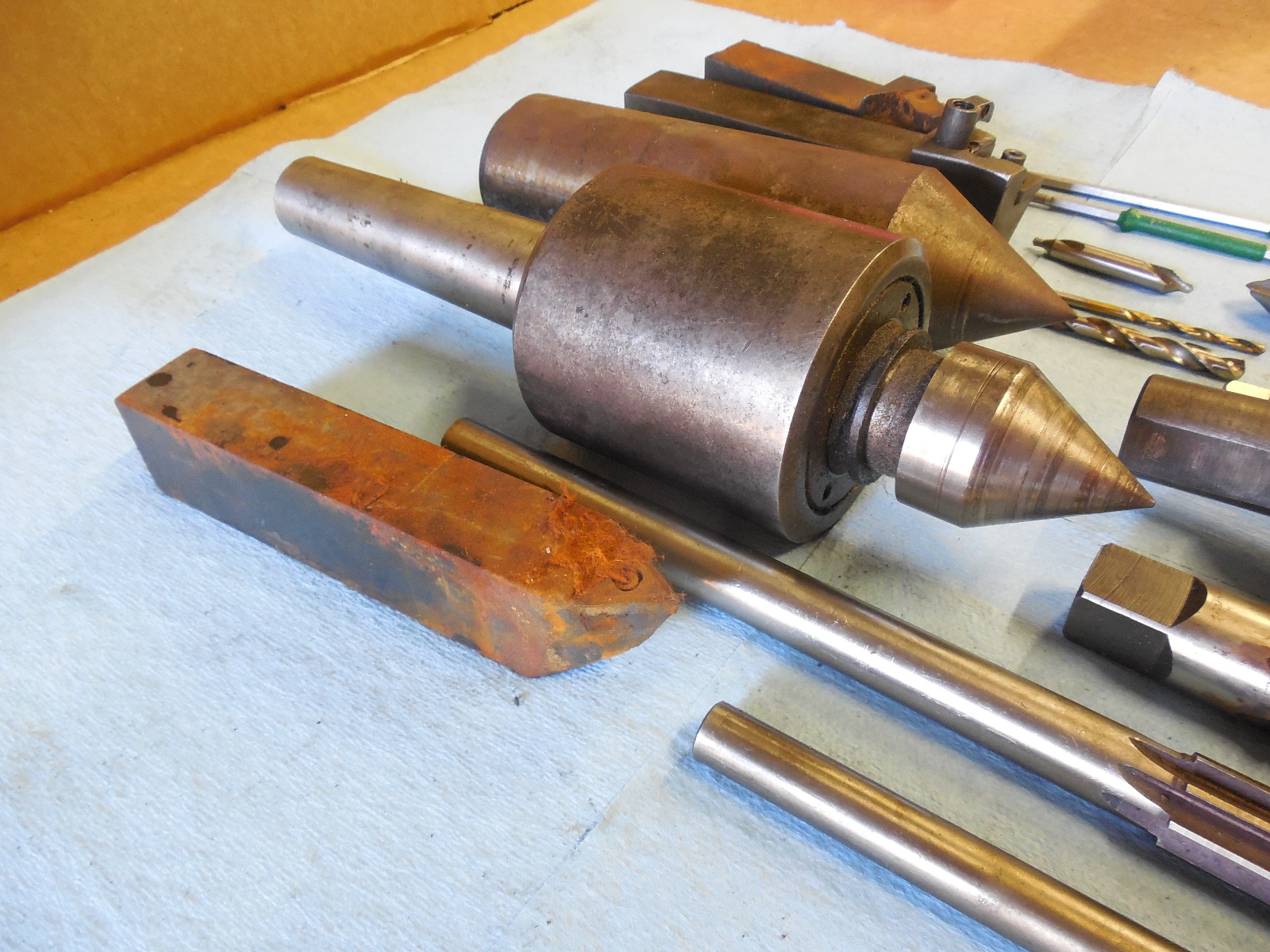 MORSE TAPER 4 LIVE CENTER & OTHER TOOLING MANUAL LATHE MONARCH