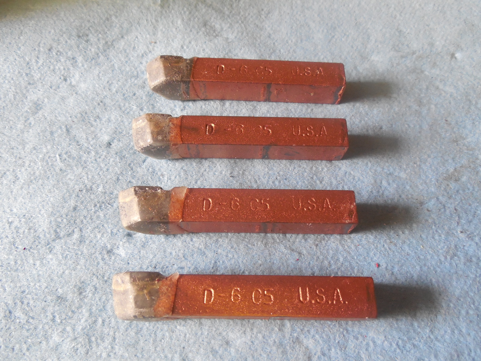 4 pcs NEW 3/8 SQUARE CARBIDE BRAZED LATHE TURNING TOOL BIT POINTED