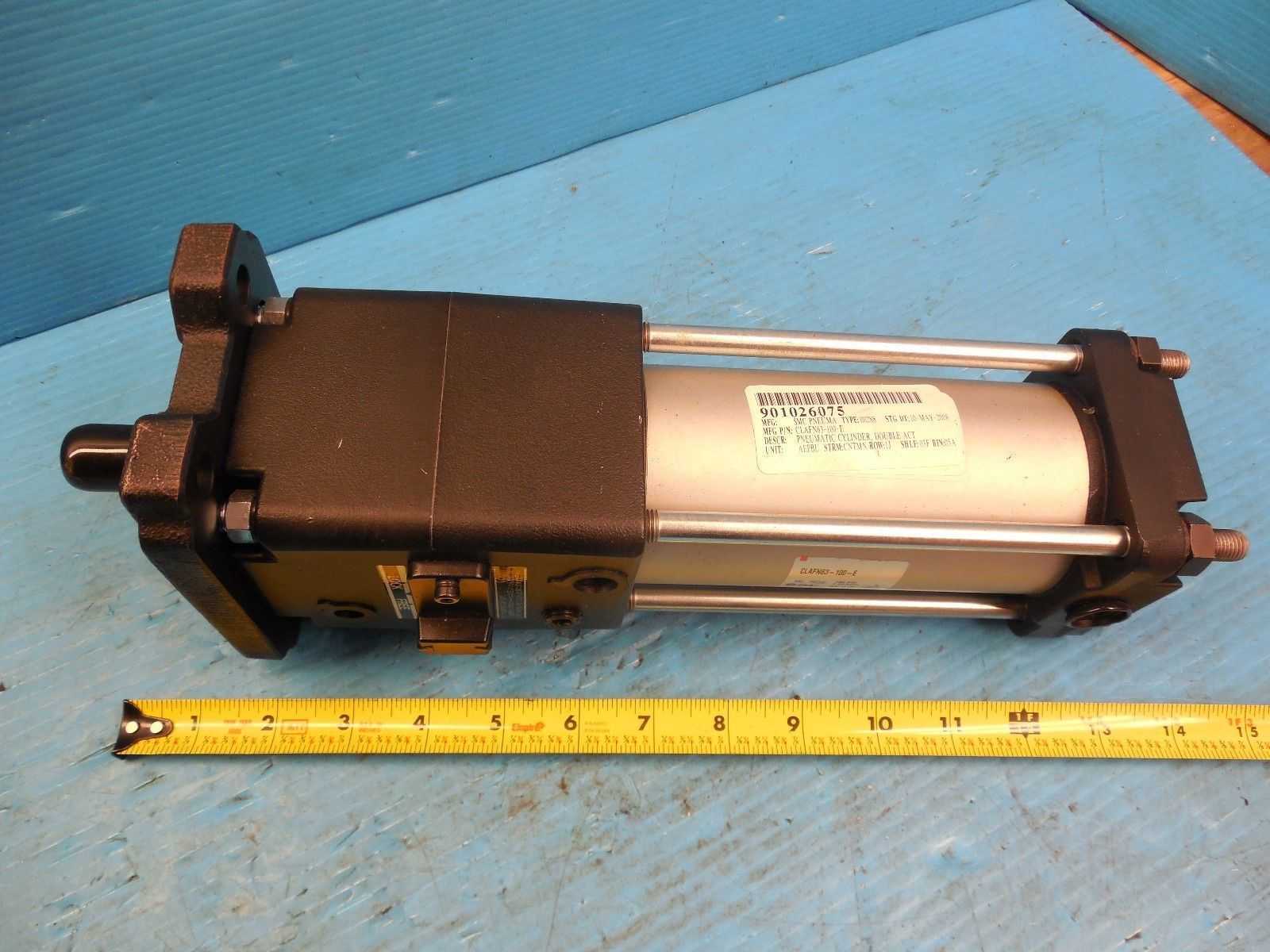 SMC CLAFN63100E DOUBLE ACTING PNEUMATIC CYLINDER INDUSTRIAL