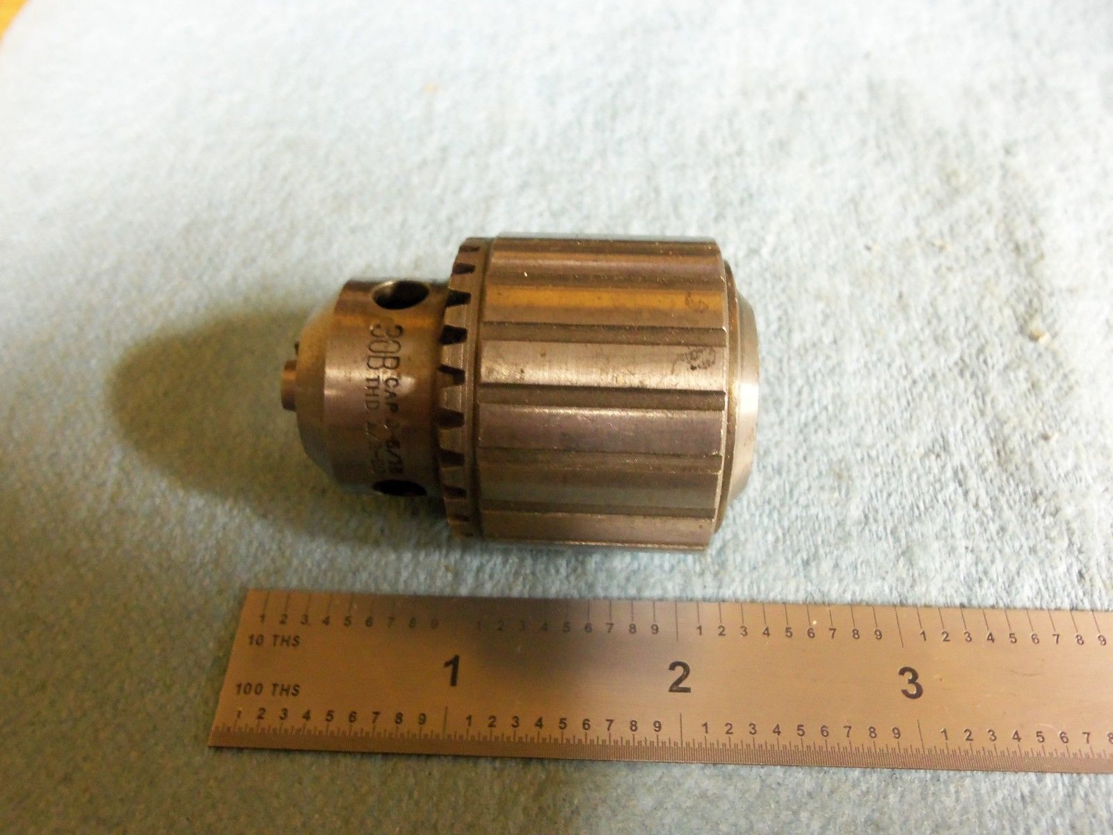 JACOBS 30B DRILL CHUCK 0 5/16 CAPACITY 1/2 20 THREADED MOUNT BRIDGEPORT