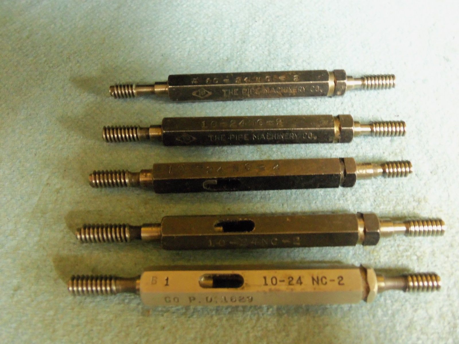 10 24 NC 2 THREAD PLUG GAGE GO NO GO 10 TOOLMAKER INSPECTION GAUGE