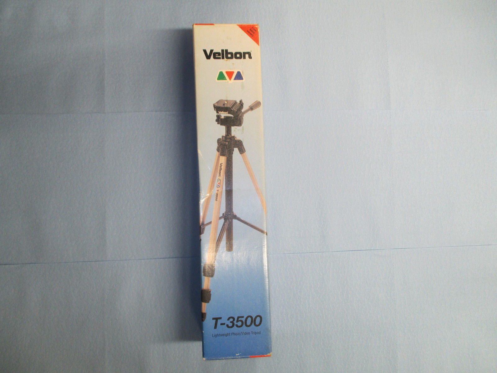 VELBON T 3500 LIGHT WEIGHT PHOTO VIDEO TRIPOD 3 WAY PIN HEADT3500