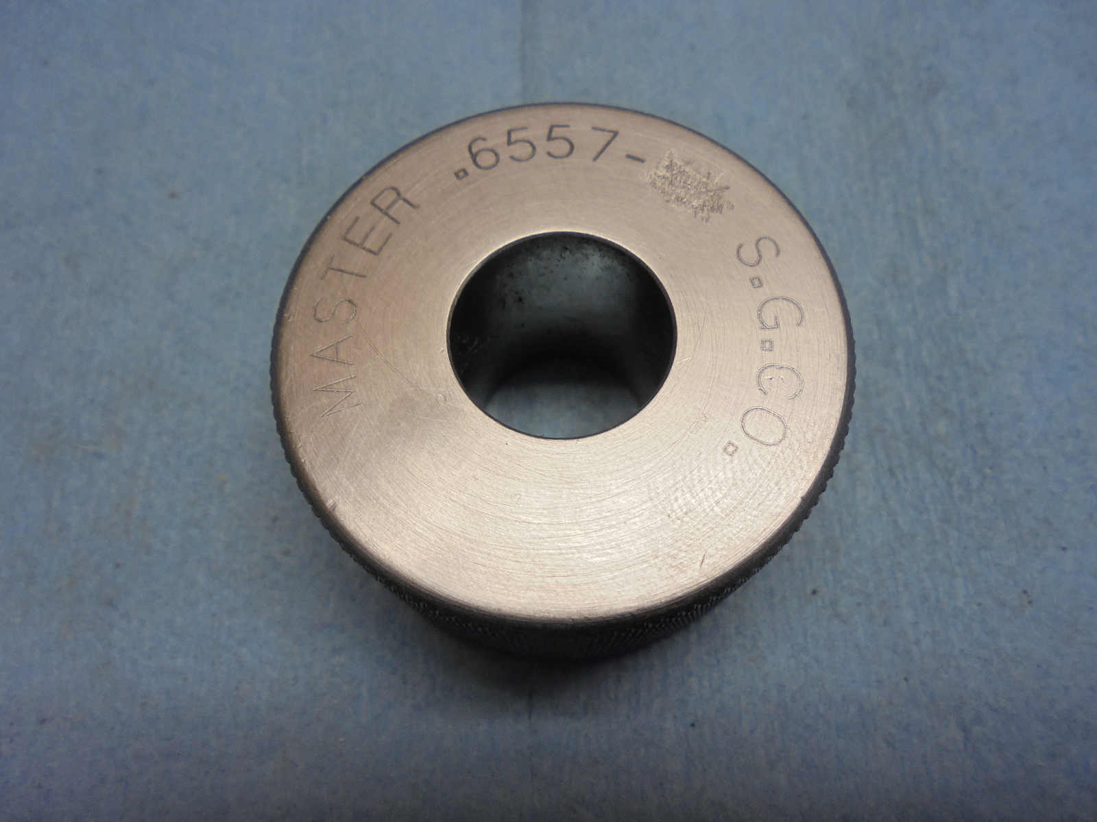 MASTER .6557 SMOOTH ID RING GAGE CALIBRATING DIAL BORE 21/32 .0005