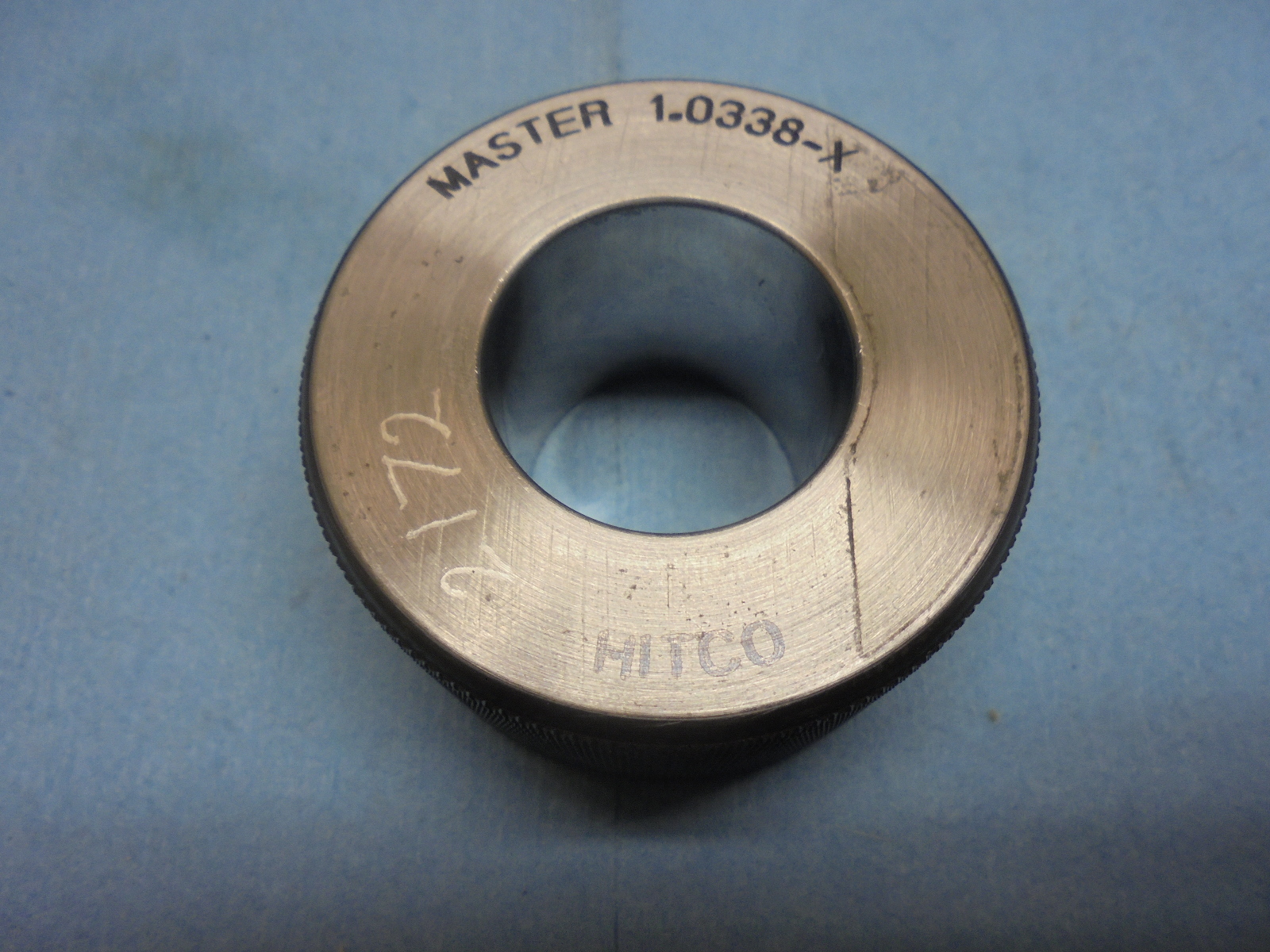 1.0338 X MASTER SMOOTH PLAIN RING GAGE HEMCO 26.25MM CALIBRATING DIAL