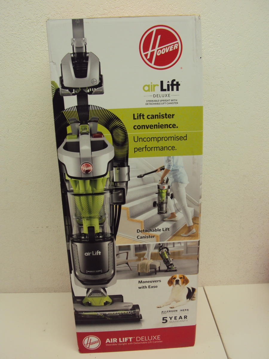 Hoover Air Lift Deluxe Bagless Upright Vacuum, UH72511 (BOX DAMAGE)