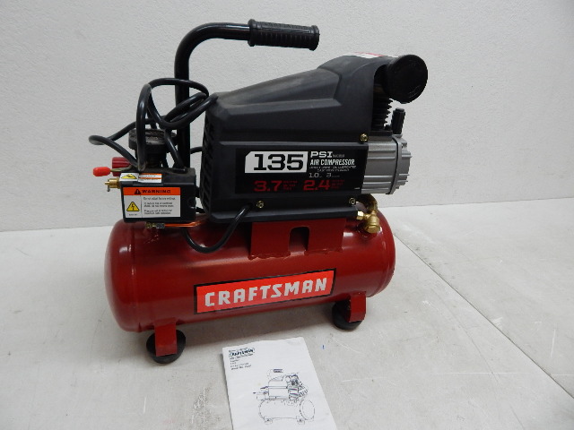 Craftsman (352) 15362 3Gal 1HP Oil-Lubricated Air Compressor 135 Max