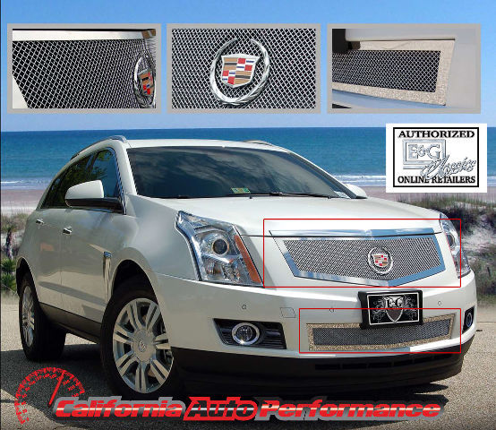 2010-2014 Cadillac SRX Stainless Steel 2PC Fine Mesh E&G Grille 1003-0102-10MS