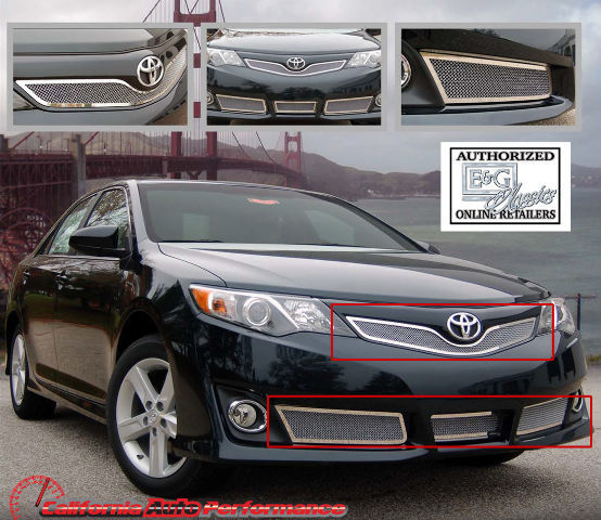 12-14 Camry SE Stainless Steel Super Fine Mesh Style E&G Grille 1073-0108-12SER