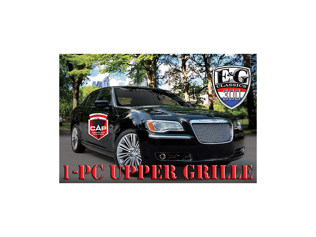 2011-2014 CHRYSLER 300 CHROME HEAVY MESH UPPER E&G GRILLE 1099-010U-11H