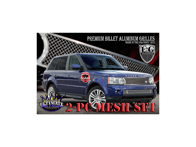 10 11 12 2013 RANGE LAND ROVER SPORT 2PC HEAVY MESH E&G GRILLE 1385-0104-10