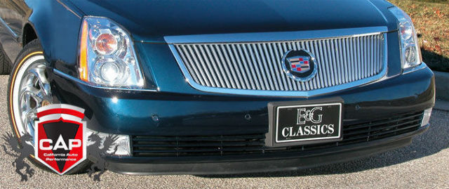 06-2011 CADILLAC CADY DTS CLASSIC VERTICAL CHROME BILLET E&G GRILLE 1986-0101-06
