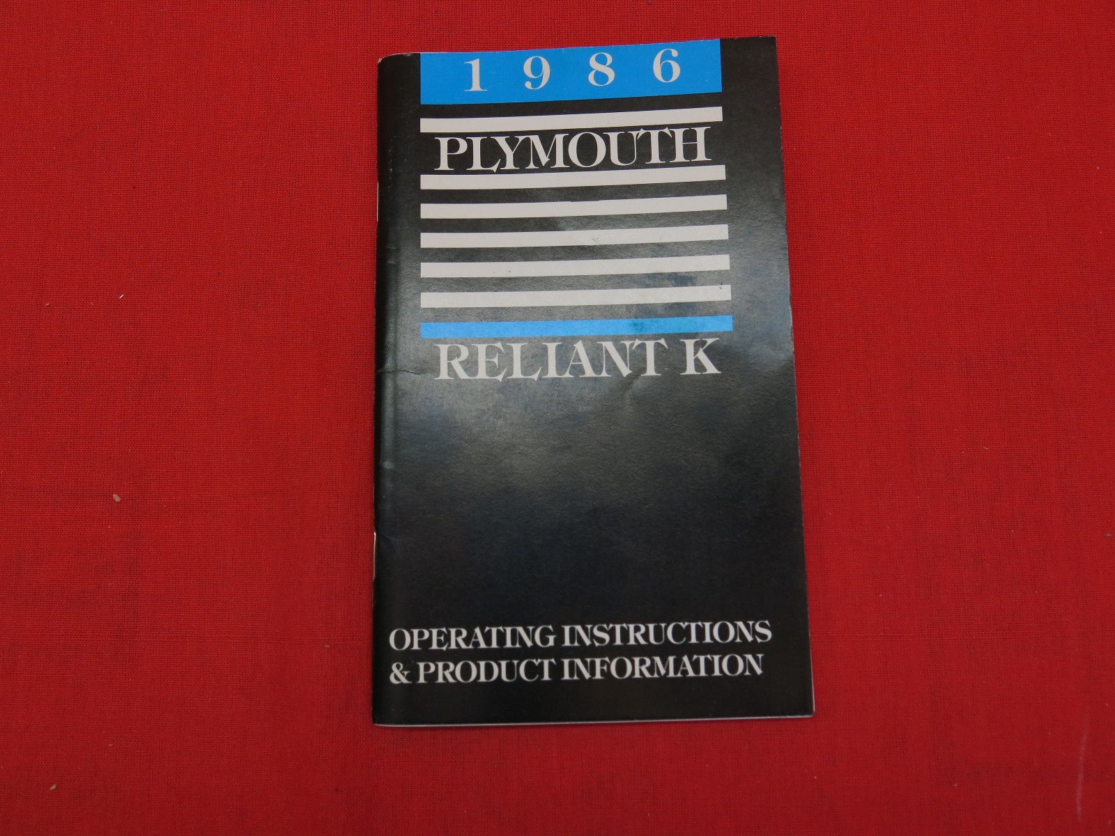 1986 Plymouth Reliant Owner's Manual