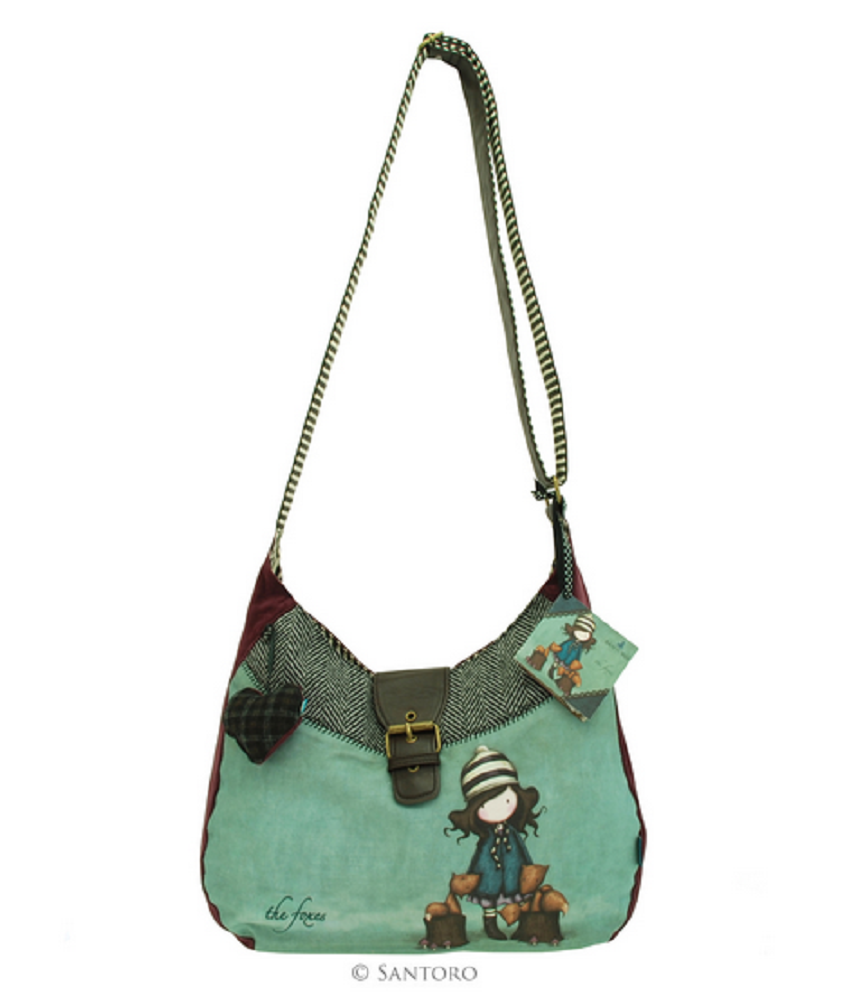 Santoro London Gorjuss Slouchy Bag The Foxes Handbag Crossbody