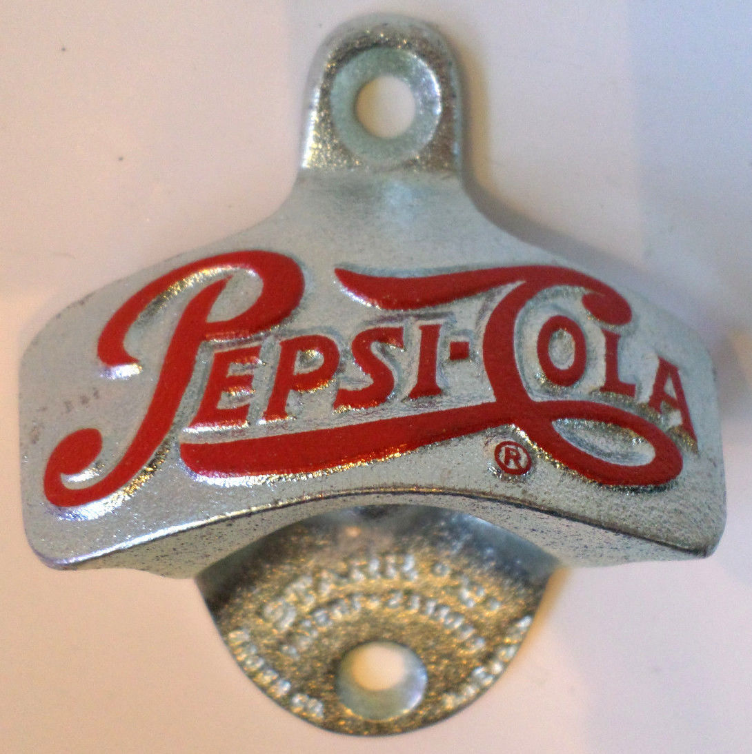 PEPSI COLA STARR X STATIONARY BOTTLE OPENER BY BROWN MFG. CO. eBay