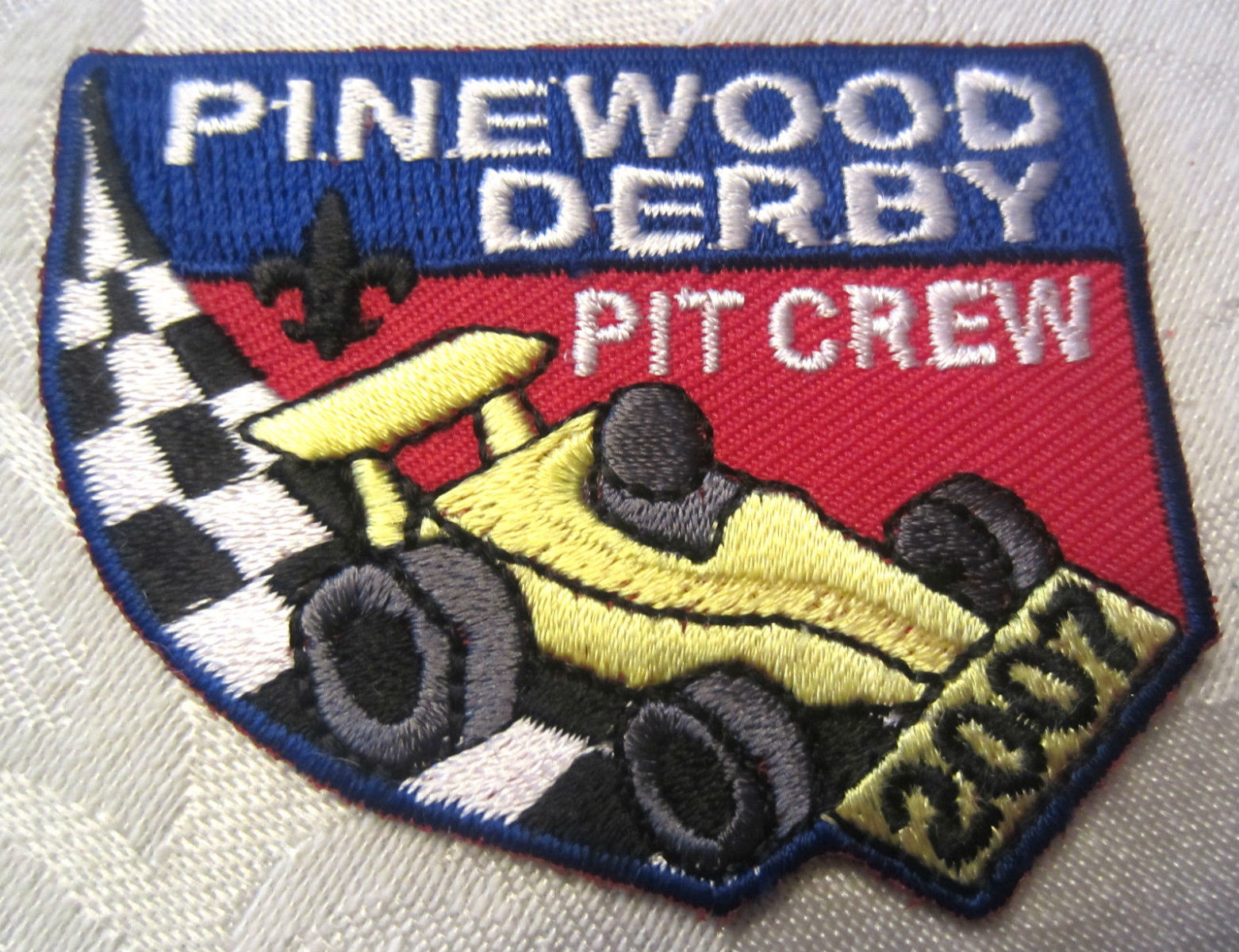 Bsa Boy Scout Uniform Patch Pinewood Derby Race Pit Crew Award eBay