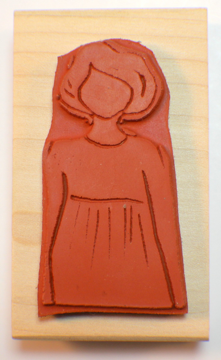 Stampington and co wooden rubber stamp hand carved marie Stampington and co wooden rubber stamp hand carved marie