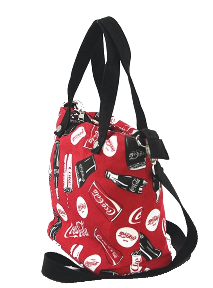 Canvas Coca Cola Coke Soda Cross body Shoulder Bag Handbag Purse