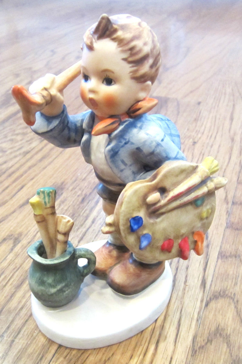 Goebel Hummel The Artist Hum 304 1955 Boy With A Paint Brush eBay