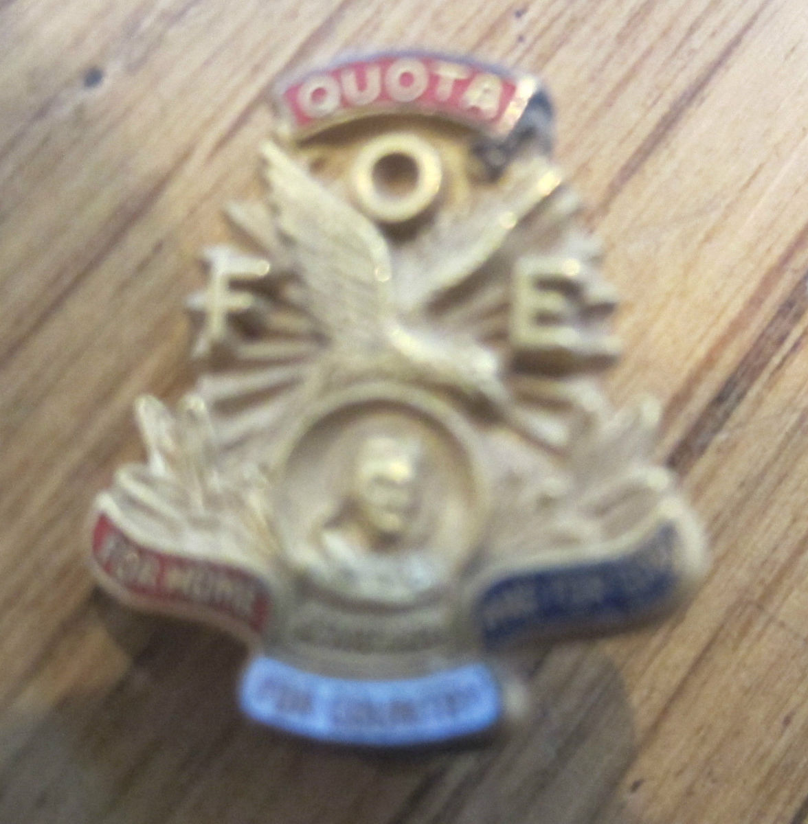 FOE Fraternal Order of Eagles Uniform Lapel Pin Quota eBay