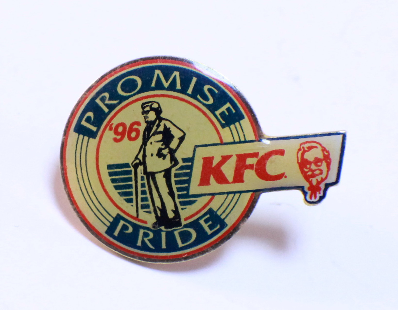 Kentucky Fried Chicken Collector Hat Lapel Pin Promise Pride Kfc