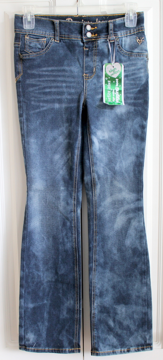 Justice NWT Premium High Waist Jegging Faded Navy Jeans Sz 12 R