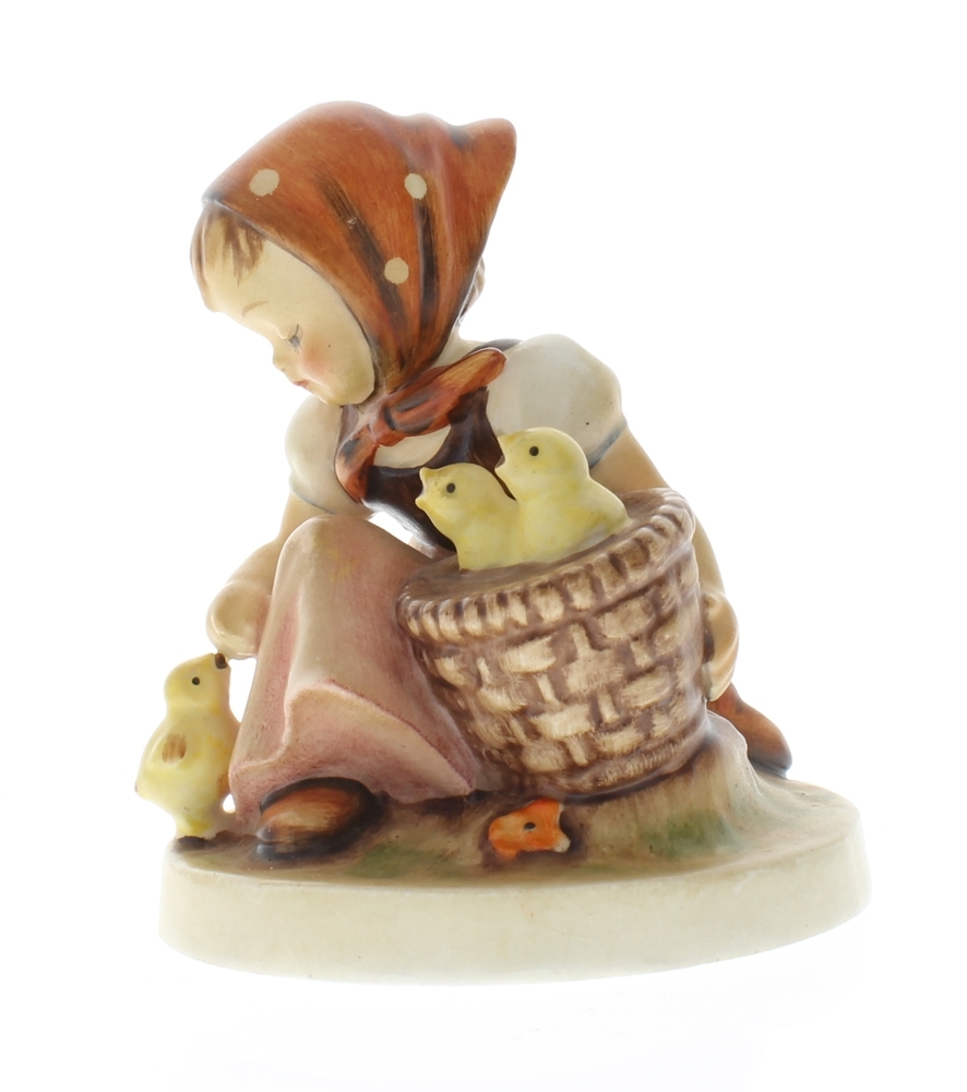 Goebel Hummel "Chick Girl" 57/0 Early Rare TMK 2 Full Bee Porcelain Figurine eBay