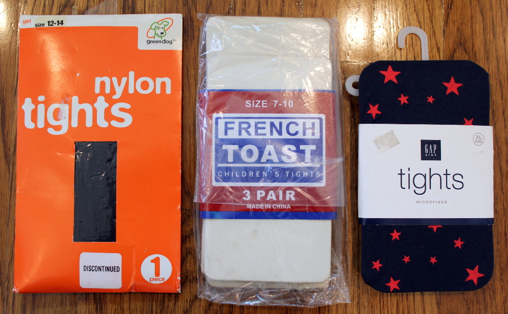 NWT New Lot Girls Tights Sizes 7-14 Green Dog Navy Off White Gap