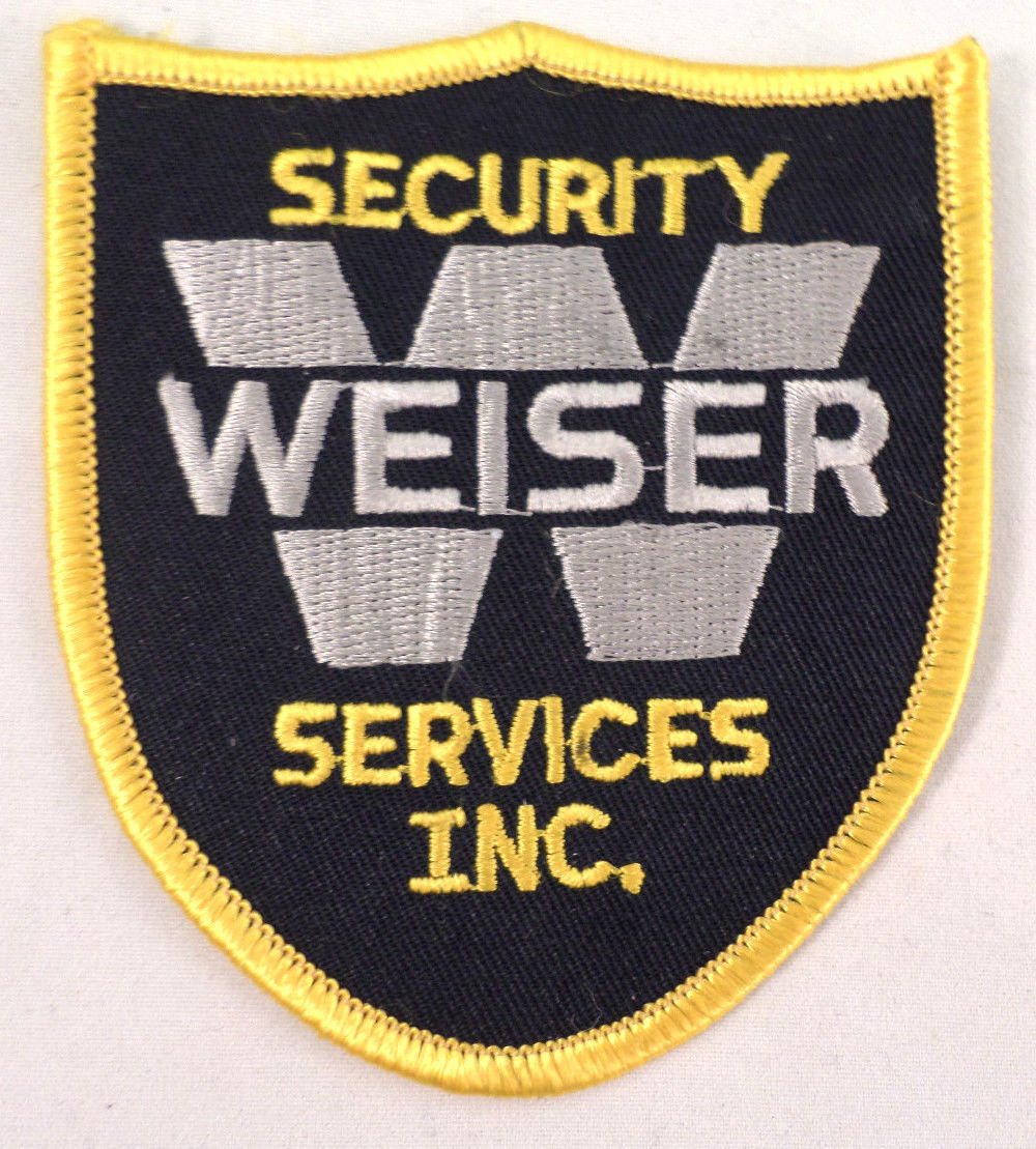 Security Weiser Services Inc. Uniform Patch Msyl eBay