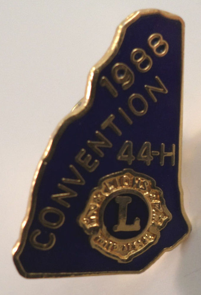 Lions Club Collectors Hat Lapel Pin 1988 Convention 44Th eBay