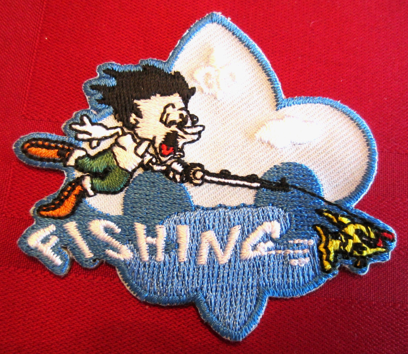 Bsa Boy Scout Uniform Patch Bsa Fishing Derby Award eBay
