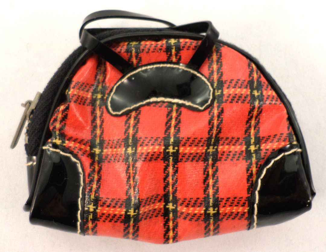 vintage plaid purse