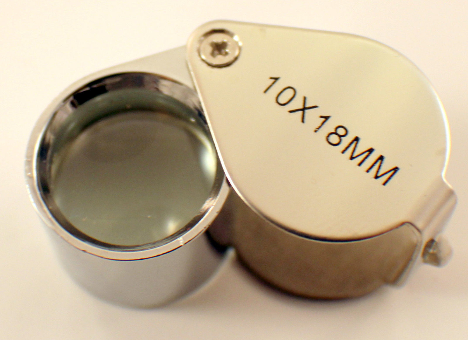 Jewelers Loop Loupe 10X Magnification 18MM Glass Lens New eBay