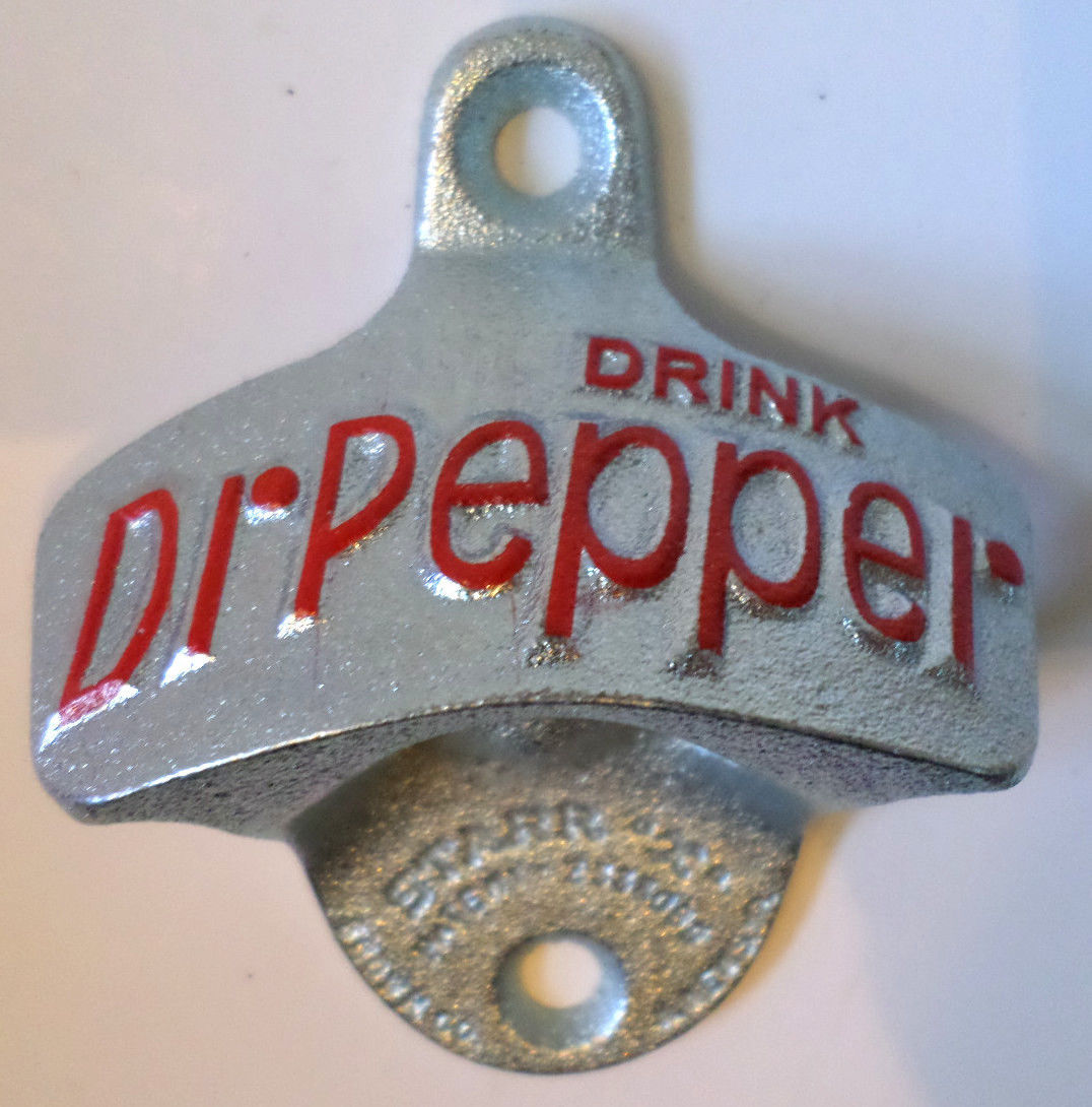 Dr Pepper Metal Bottle Opener Starr "X" 20 Browm Co. eBay