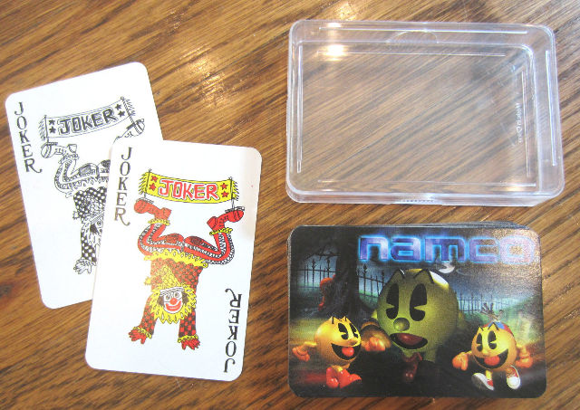 Pac-Man Namco Set Playing Cards Single Deck With Storage Case