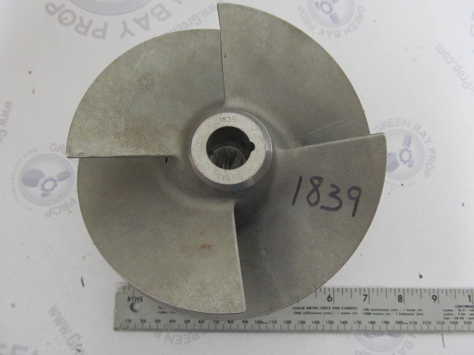 1839 Specialty Mfg Marine Outboard Jets V6 SS 73/16" Impeller 150 HP
