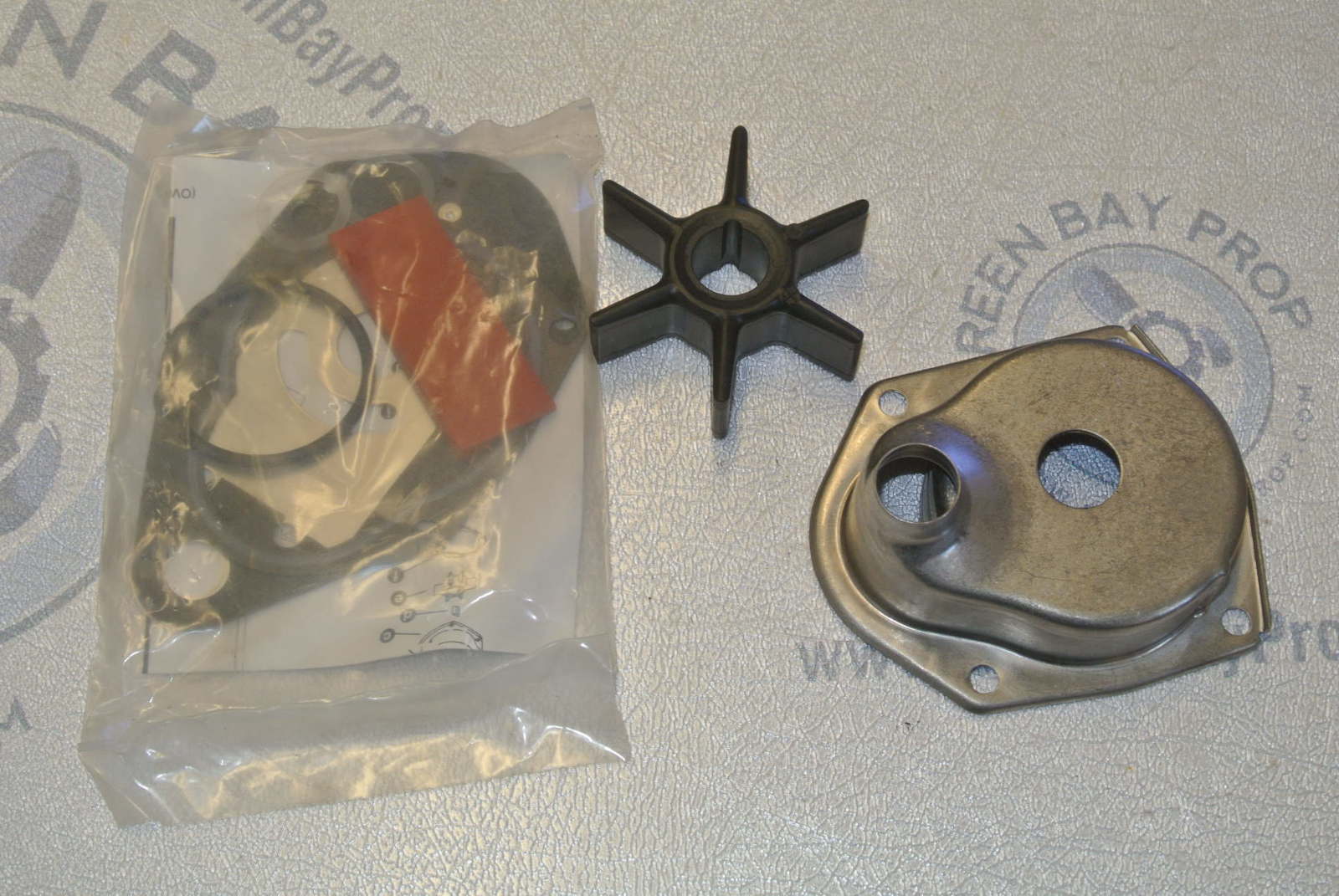 46812966A11 Water Pump Kit For Mercury 40 50 60 HP Outboards Green