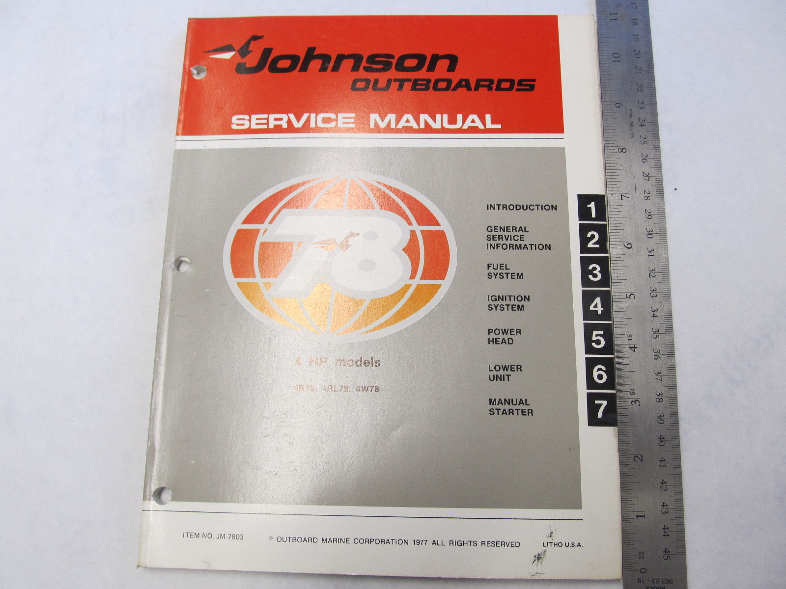1978 johnson outboard service manual ...