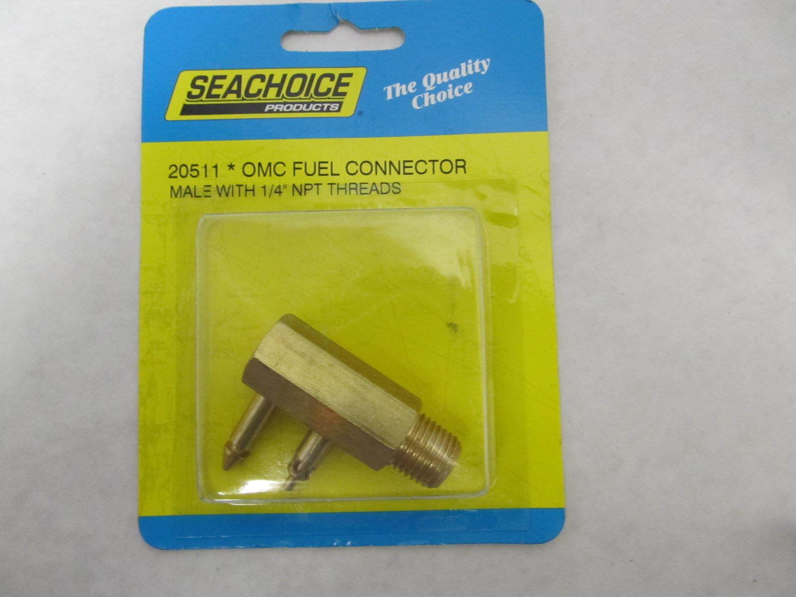 thumbnail image 2 of Pactrade Marine Brass Fuel Tank Adapter – OMC/Suzuki Male Connector, 1/4 NPT 2 of 6
