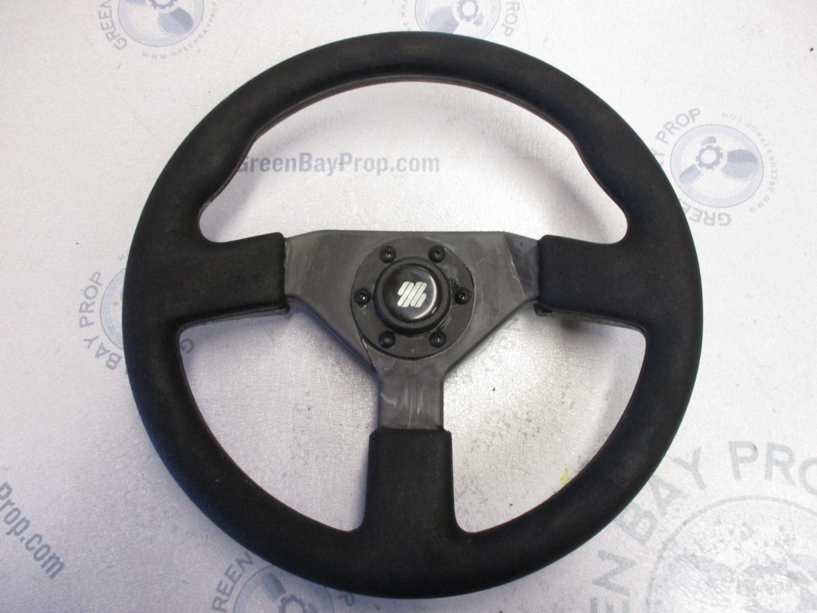 1980's Bayliner Capri 1950 13 3/4" Boat Helm Steering Wheel Green Bay