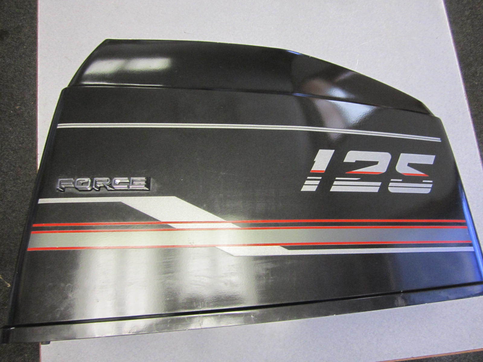 819747T 9 Force Outboard 125 Hp Top Cowl Motor Cover Green Bay