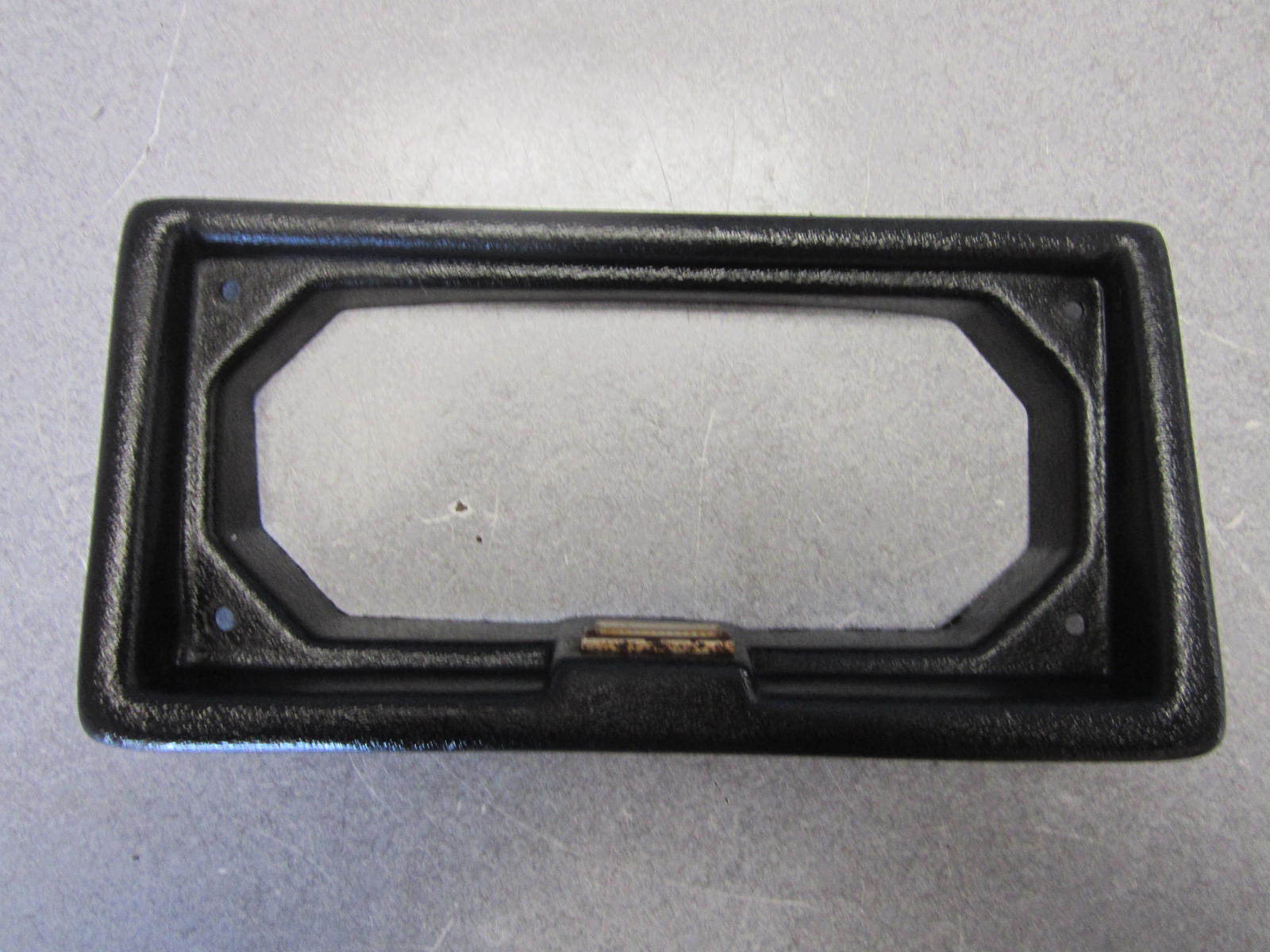 1991 Cajun Bass Boat Black Plastic Dash Panel Frame Part Green Bay