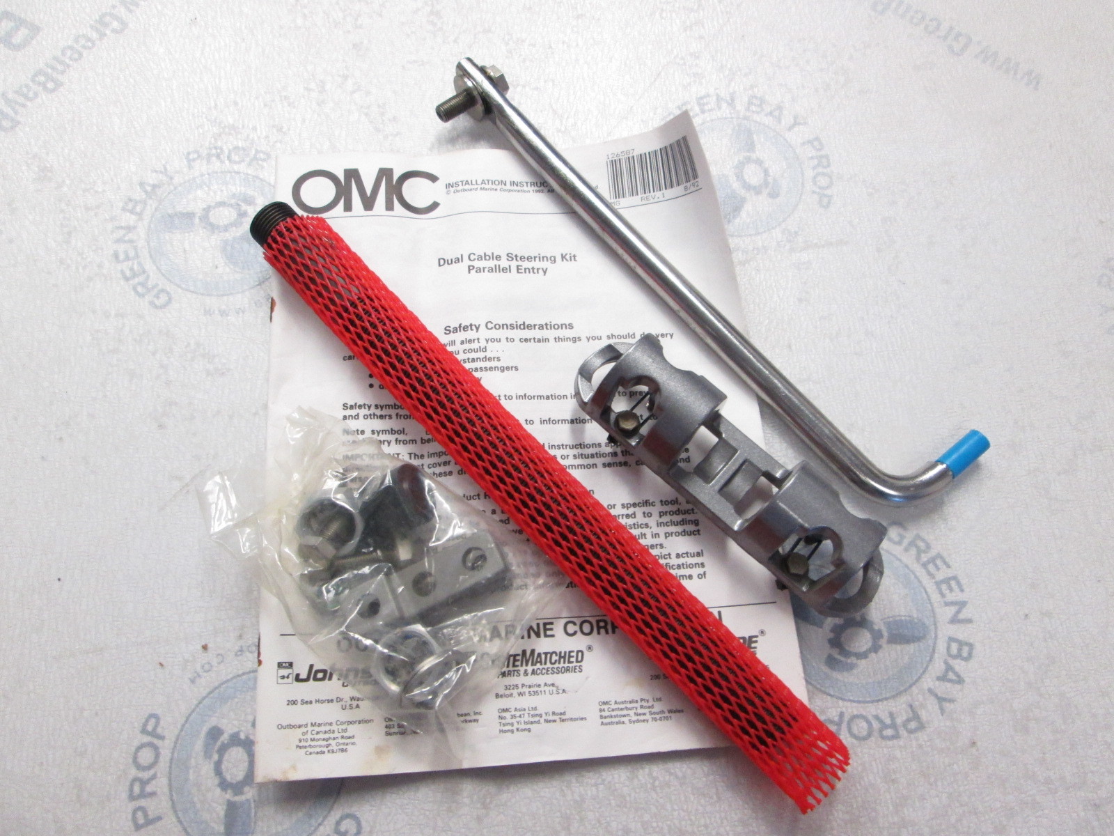 433463 175322 Evinrude Johnson Dual Steering Cable Connector Kit w