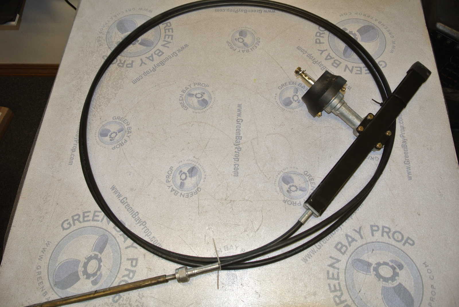 18 ft Marine Boat Steering Cable SSC13419 Rack & Pinion Green Bay