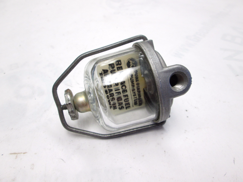 47816A2 Mercruiser TRS GM V8 370460 Stern Drive Fuel Pump Sight Glass Bowl Green Bay