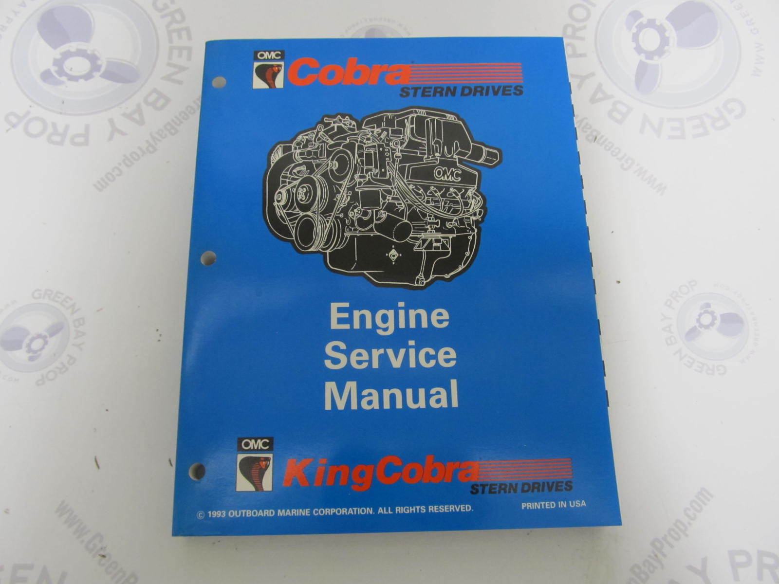 500594 OMC Cobra Stern Drive Service Manual "MD" Engine | Green Bay