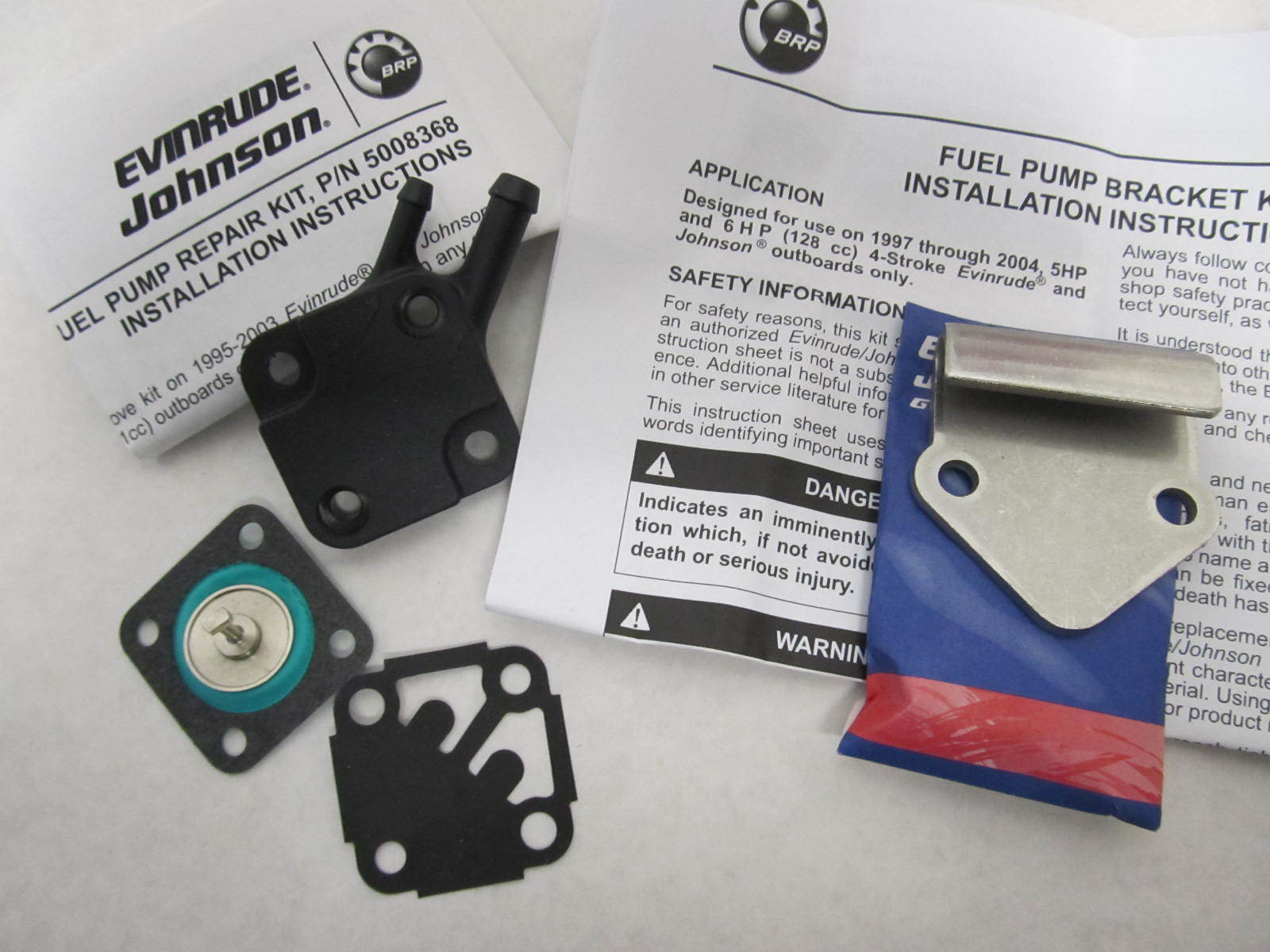 5008368 0445078 5007429 BRP OMC Fuel Pump Kit Evinrude Johnson 59.9 HP